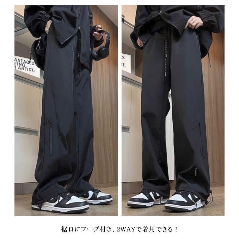 防水 トレッキングパンツ 夏 薄手 メンズ レディース 男女兼用 ワイドパンツ カーゴパンツ 登山ズボン 撥水 速乾 ロングパンツ 登山用パンツ スポ | ブランド登録なし | 09