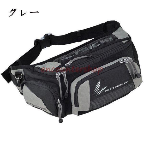 ウエストバッグ バイクバック ヒップバッグ ウエストポーチ ボディバッグ かばん リュックサック 登山 アウトドア 釣り バイク 自転車 バイク 軽量 | ブランド登録なし | 04