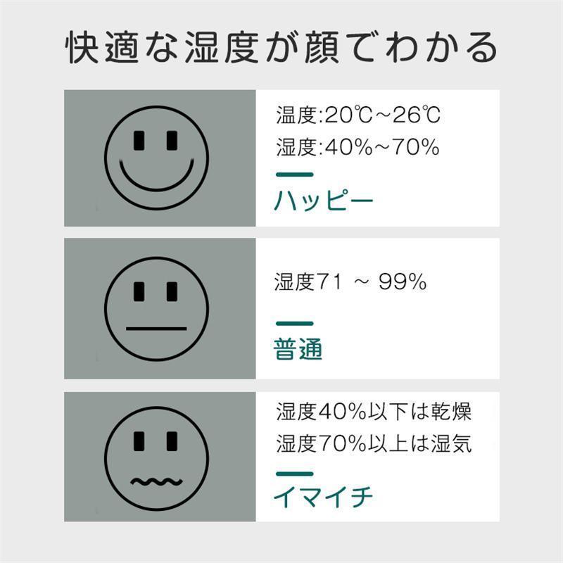 温湿度計 デジタル 大画面 高精度 ボタン電池 コンパクト 赤ちゃん 子供 室温 温度計 湿度計 小型 壁掛け 卓上 マジックテープ付き 室内 室外 | ブランド登録なし | 09
