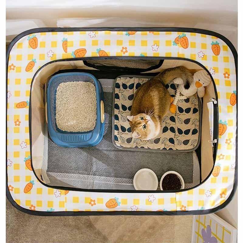 ペットサークル 折りたたみ式 テント 犬/猫/ウサギ用 全3色 持ち運び便利 組み立て簡単 メッシュ 小動物 ペットケージ 屋内 屋外 車内 丈夫 |  | 04