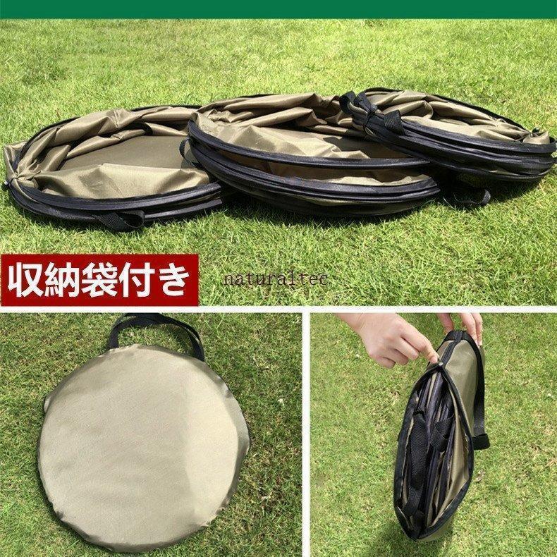 ゴミ箱収納袋付き折り畳みビッグ大容量SML安定自立式ガーデンバケツ折りたたみ庭用バケツアウトドアキャンプゴミバッグ収穫袋かご園芸用掃除 | ブランド登録なし | 04