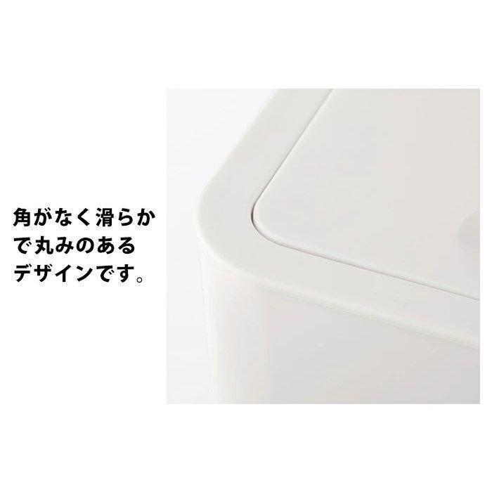 ゴミ箱 プッシュ 蓋付きゴミ箱 ゴミ箱 ふた付き 蓋付き プッシュ式 9L 9l ごみ箱 ワンタッチ フタ付き ダストボックス ホワイト 白 | ブランド登録なし | 11