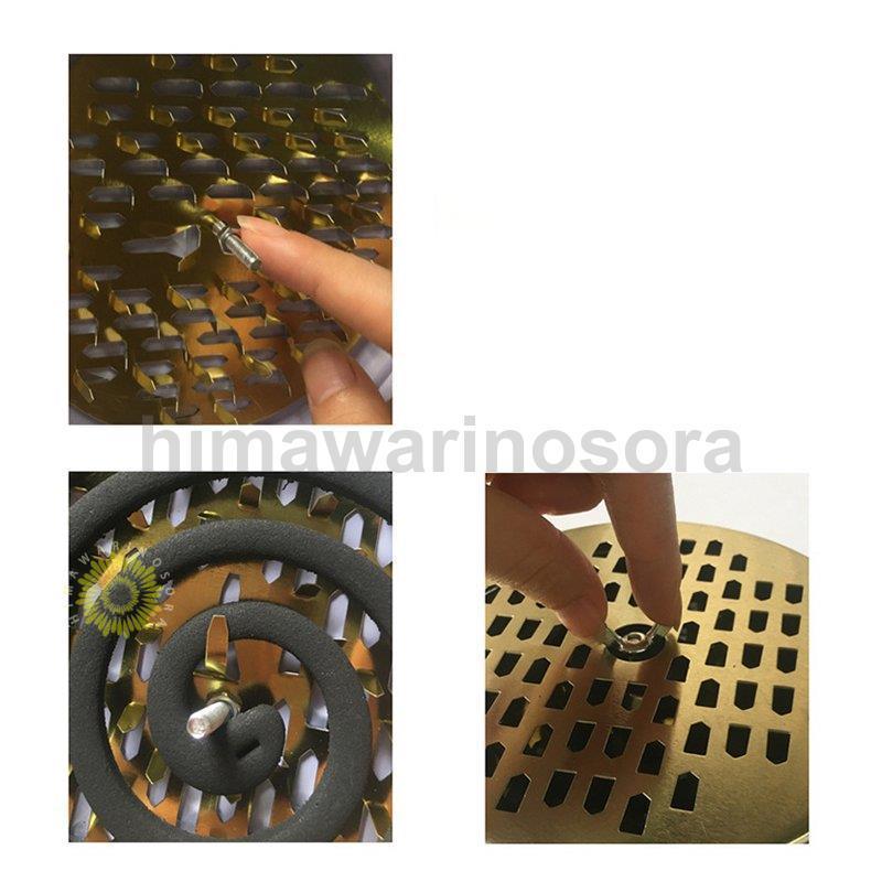 蚊取り線香ケース セーフ 蚊取り 蚊取り線香ホルダー 2個セット 線香皿 携帯防虫器 鉄製 蚊取り線香立て 虫除け 吊り下げ 蚊遣り スチール製 | ブランド登録なし | 06