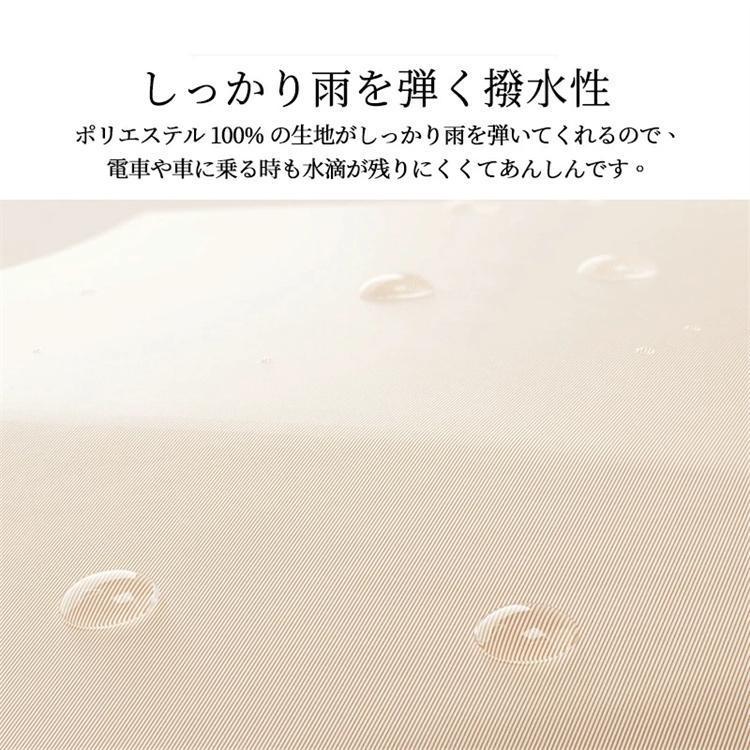 花びら傘 レディース 長傘 16本骨 桜骨 傘 雨傘 大きめ シームレス 軽量 かわいい おしゃれ きれいめ 無地 耐風 梅雨 | ブランド登録なし | 12