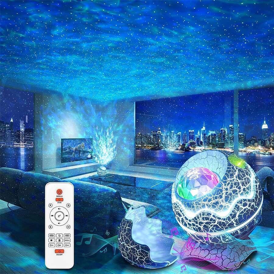 プラネタリウム 恐竜の卵 スターナイトライト 星空ライト 雰囲気作り Bluetooth対応&リモコン?タイマ付き 輝度/音量調整可 | ブランド登録なし | 08