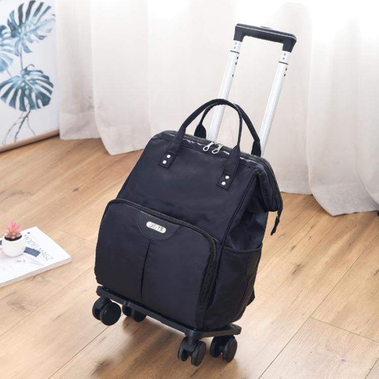 3way トロリーバッグ キャリーバッグ 機内持ち込み Sサイズ リュック ショッピングカート スーツケース 小型 トランク 旅行ケース ソフトケース |  | 02