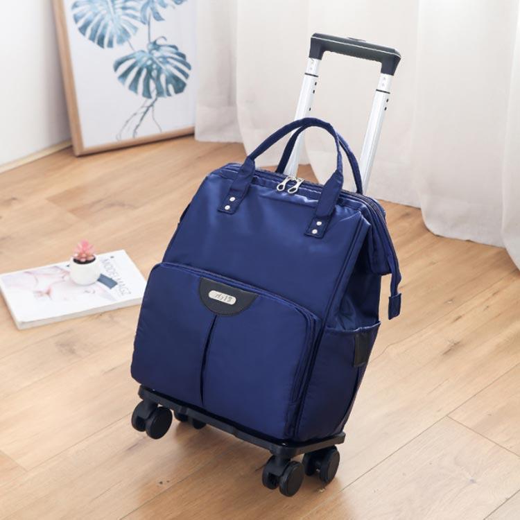 3way トロリーバッグ キャリーバッグ 機内持ち込み Sサイズ リュック ショッピングカート スーツケース 小型 トランク 旅行ケース ソフトケース |  | 03
