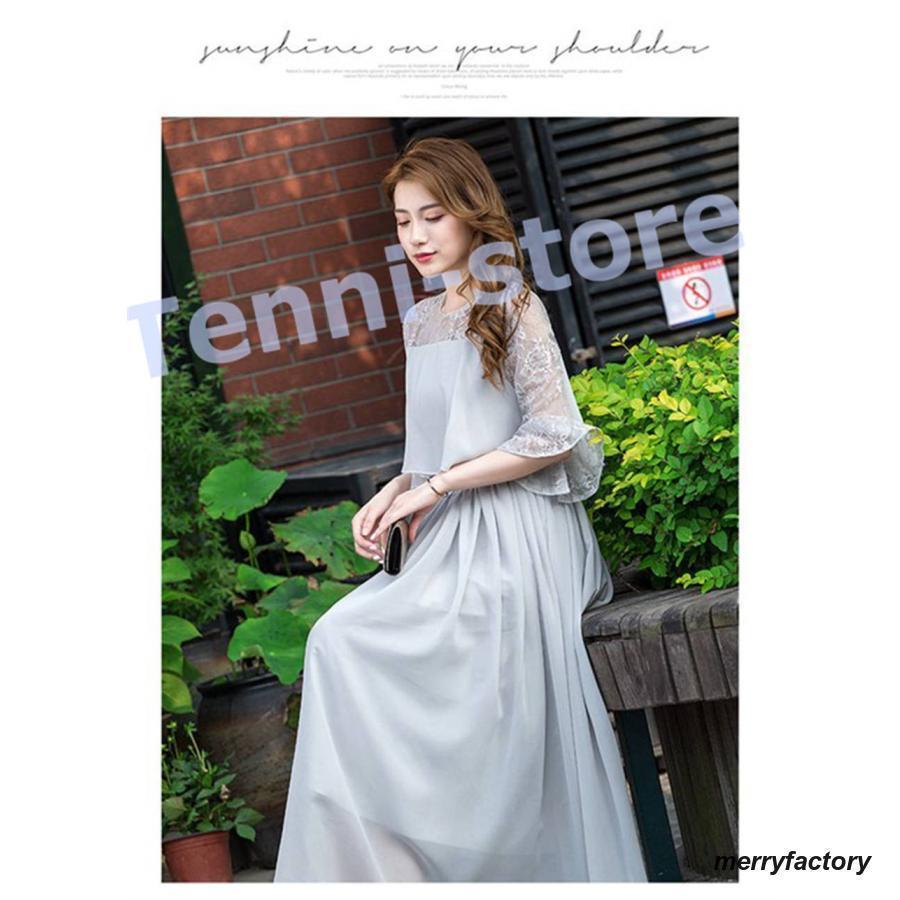 パーティードレス 結婚式 ワンピース ロング丈 大きいサイズ フォーマル レース フリル ドレス マキシ きれいめ 二次会 発表会 春 | ブランド登録なし | 09