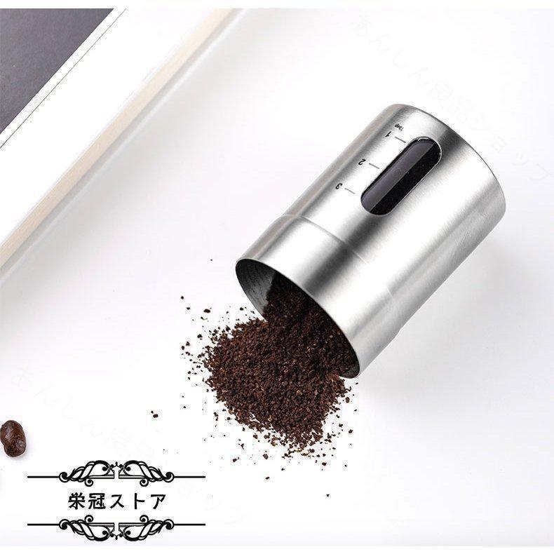 コーヒーミル 手挽き 手動 携帯 コーヒー豆挽き コーヒーまめひき機 ミル アウトドア キャンプ 登山 出張 水洗い可能 コンパクトabc | ブランド登録なし | 10