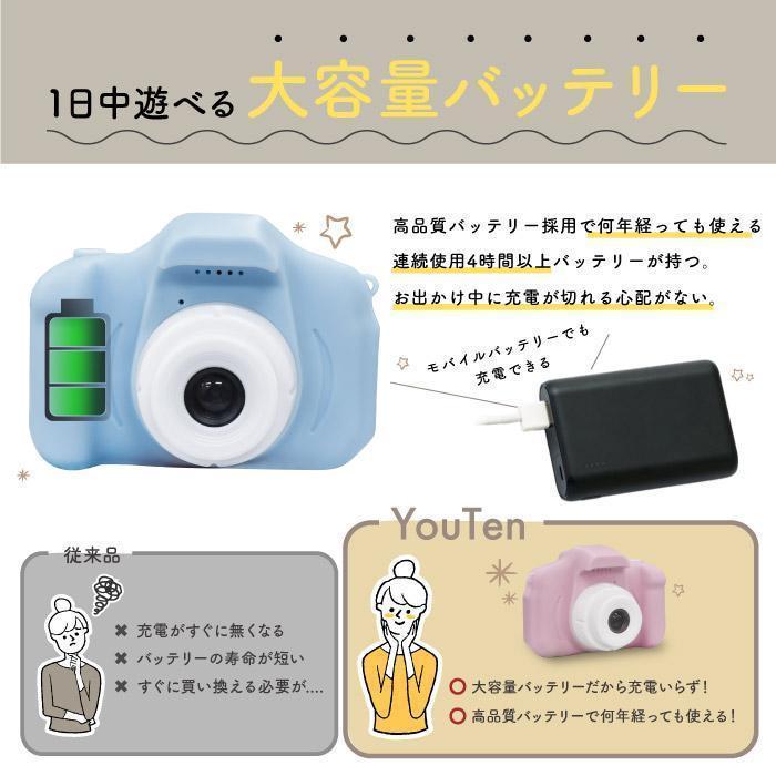 子供用カメラ トイカメラ キッズカメラ 子供 デジタル ゲームデジタルカメラ 子供用 おもちゃ | ブランド登録なし | 03