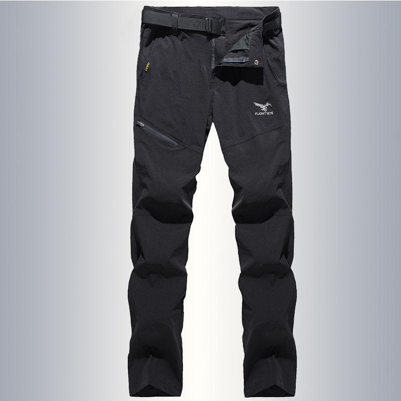アウトドアパンツ メンズ トレッキングパンツ 春夏 登山ズボン 軽量 薄手 速乾 防水 ロングパンツ クライミングパンツ アウトドアパンツ | ブランド登録なし | 01