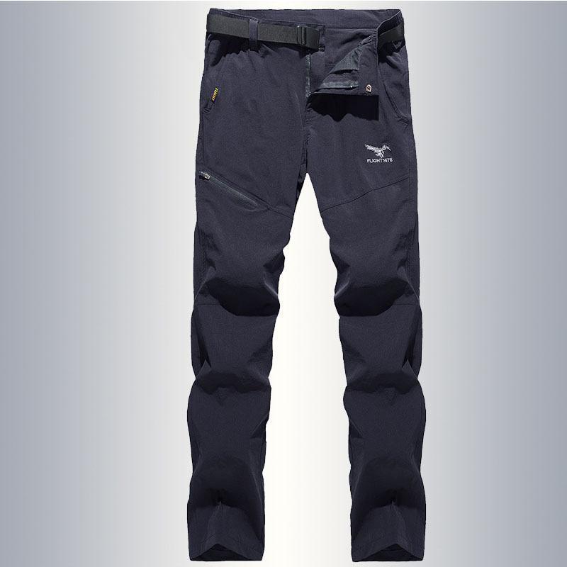 アウトドアパンツ メンズ トレッキングパンツ 春夏 登山ズボン 軽量 薄手 速乾 防水 ロングパンツ クライミングパンツ アウトドアパンツ | ブランド登録なし | 02