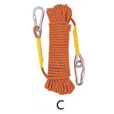 ロープ アウトドア 登山 クライミング クライミングロープ 多目的ロープ ザイル カラビナ フックボルダリング 消防 | ブランド登録なし | 10