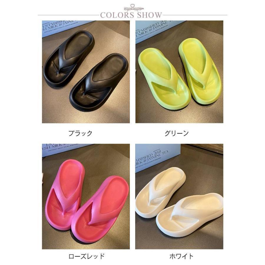 ビーチサンダル ビーサン レディース おしゃれ トングサンダル メンズ リカバリーサンダル 軽量 厚底 サンダル 歩きやすい 滑り止め ビーチ | ブランド登録なし | 06