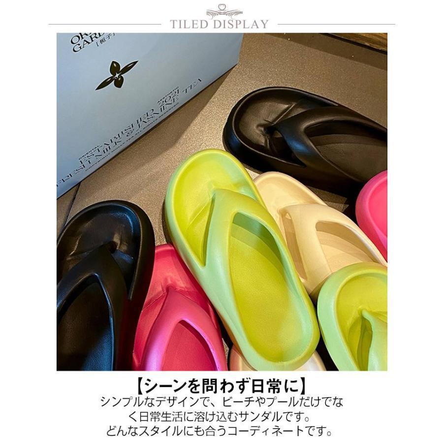 ビーチサンダル ビーサン レディース おしゃれ トングサンダル メンズ リカバリーサンダル 軽量 厚底 サンダル 歩きやすい 滑り止め ビーチ | ブランド登録なし | 07