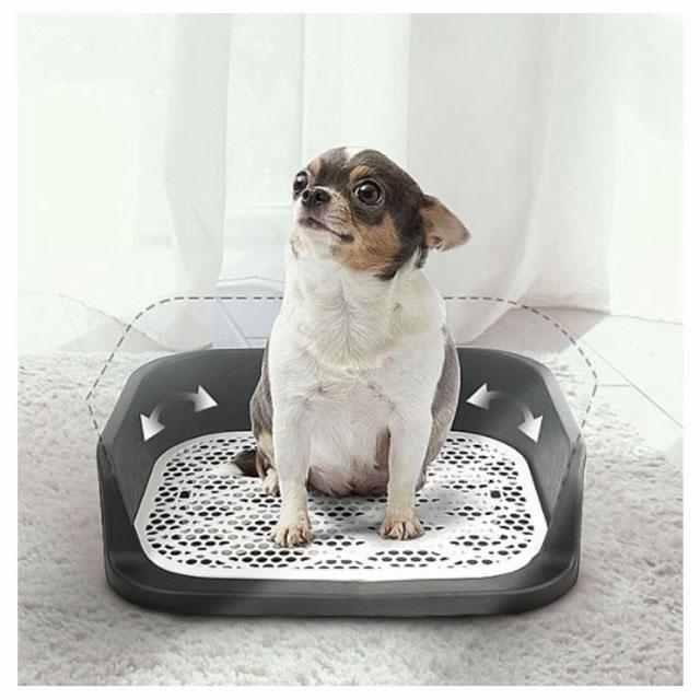 犬トイレ 犬 トイレ 犬用トイレ トイレ容器 トイレ本体 トレーニング Lサイズ おしゃれ トイレトレーニング 犬のトイレ ペットトレー トイレトレー | ブランド登録なし | 15