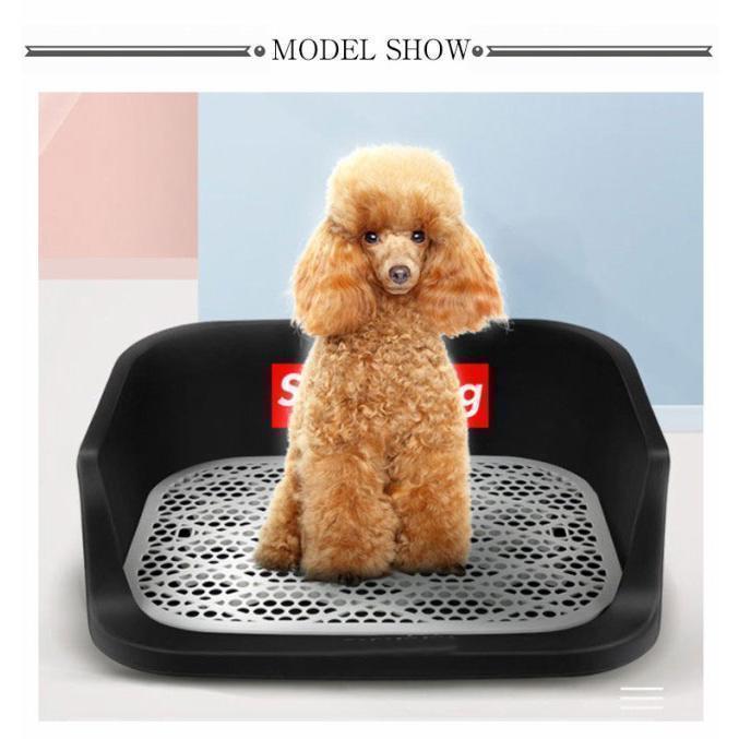 犬トイレ 犬 トイレ 犬用トイレ トイレ容器 トイレ本体 トレーニング Lサイズ おしゃれ トイレトレーニング 犬のトイレ ペットトレー トイレトレー | ブランド登録なし | 07