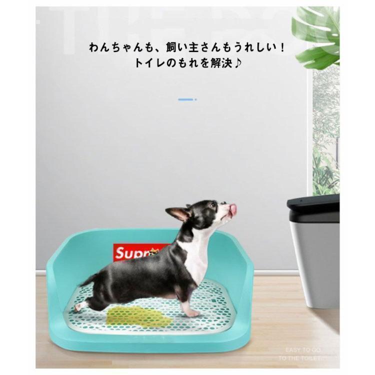 犬トイレ 犬 トイレ 犬用トイレ トイレ容器 トイレ本体 トレーニング Lサイズ おしゃれ トイレトレーニング 犬のトイレ ペットトレー トイレトレー | ブランド登録なし | 09