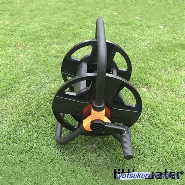 ホース巻き取りリール ホース収納リール ホースリール 水道管収納ラック ABS シングルアームツール 付属品 庭 洗車 水やり用 | ブランド登録なし | 03