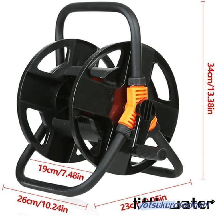 ホース巻き取りリール ホース収納リール ホースリール 水道管収納ラック ABS シングルアームツール 付属品 庭 洗車 水やり用 | ブランド登録なし | 06