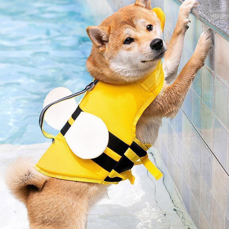 犬 ライフジャケット 救命胴衣 夏 浮き輪 ライフ 水泳の練習 水泳胴衣 干しやすい 安心安全 着脱簡単 胴輪 小型犬 中型犬 大型犬 泳ぎ | ブランド登録なし | 06