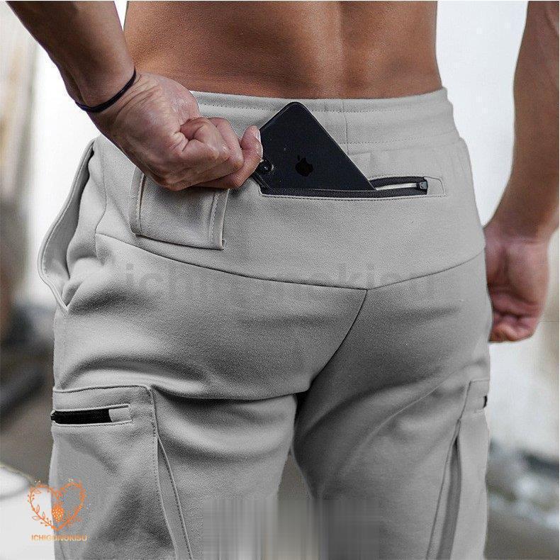 メンズ ジョガーパンツ トレーニング パンツ ランニング コンプレッションタイツ ジャージパンツ ジョガー スリム ストレッチ フィットネス 細身 | ブランド登録なし | 10