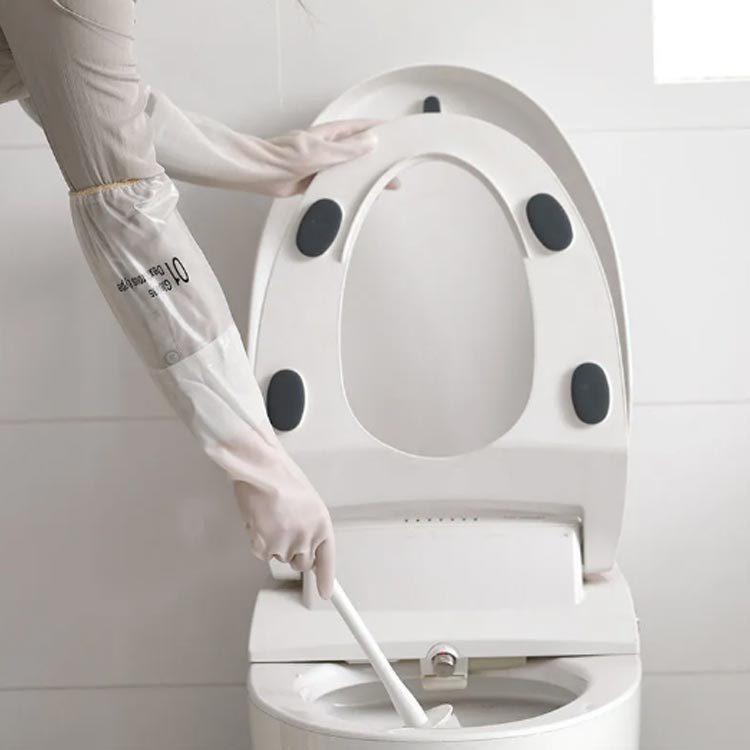 ゴム手袋 ロングタイプ 手袋 食器洗い用手袋 裏起毛 手袋 家事用 グローブ 防寒 防水 厚手 手が荒れない 2双セット キッチン 台所用 | ブランド登録なし | 03