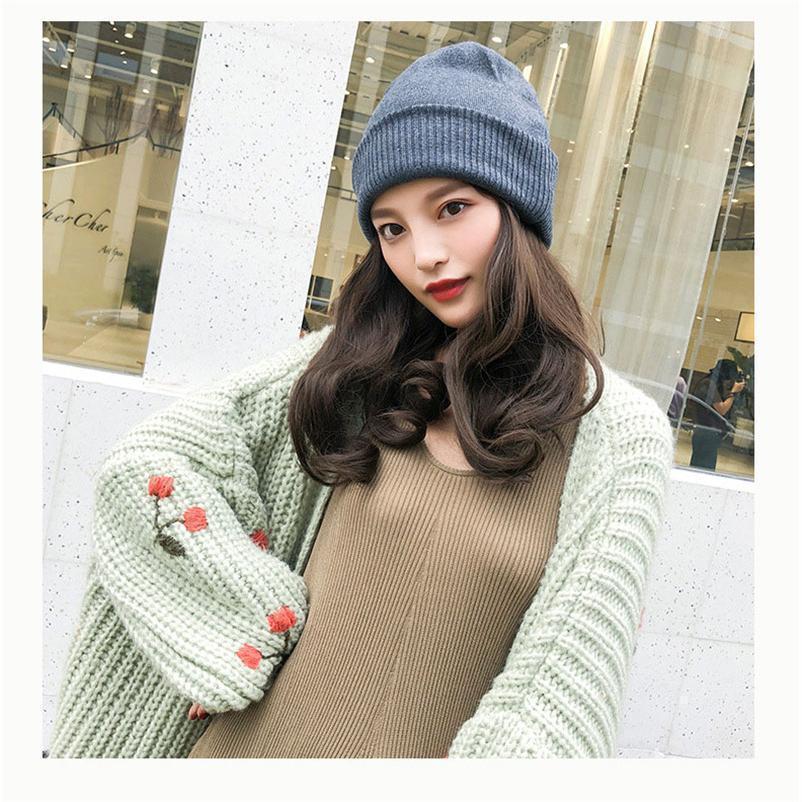 明日まで 帽子ウィッグ レディース かつら ロング巻き 暖かい つけ毛 エクステ キャップ 髪付き帽子 セミロング 自然パーマ ニット 日常用 | ブランド登録なし | 11