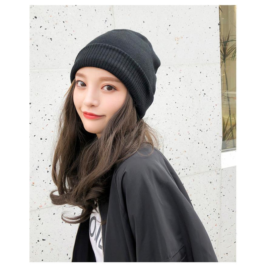 明日まで 帽子ウィッグ レディース かつら ロング巻き 暖かい つけ毛 エクステ キャップ 髪付き帽子 セミロング 自然パーマ ニット 日常用 | ブランド登録なし | 06