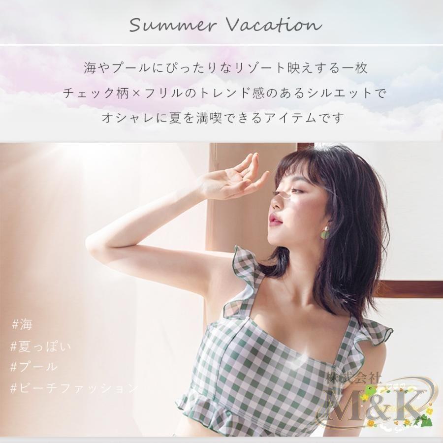 水着 レディース 体型カバー 2点セット 10代 20代 可愛いカバーアップ セパレート 露出控えめ かわいい おしゃれ ママ水着 | ブランド登録なし | 06