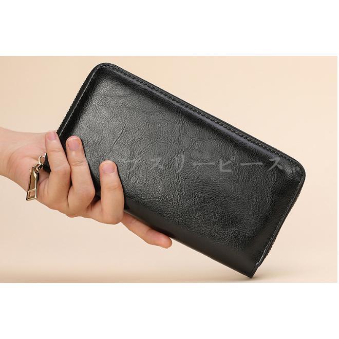 長財布 メンズ 安い 革 大容量 オイルレザー 緑 深緑 グリーン 50代 | ブランド登録なし | 11