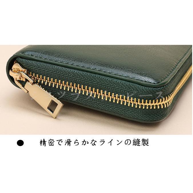 長財布 メンズ 安い 革 大容量 オイルレザー 緑 深緑 グリーン 50代 | ブランド登録なし | 07