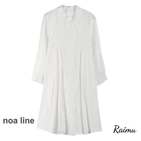 ワンピース レディース ブラウス チュニック レース 半袖 涼しい ロング 着痩せ 丸首 きれいめ ママ服 白ワンピ 可愛い 40代 50代 | ブランド登録なし | 04