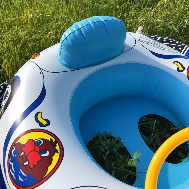 フロート 足入れ ベビー 浮き輪 車型 背もたれ ハンドル付き ベビーボート 浮き具 赤ちゃん 幼児 水遊び 海 プール お風呂 アウトドア 暑さ対策 |  | 08