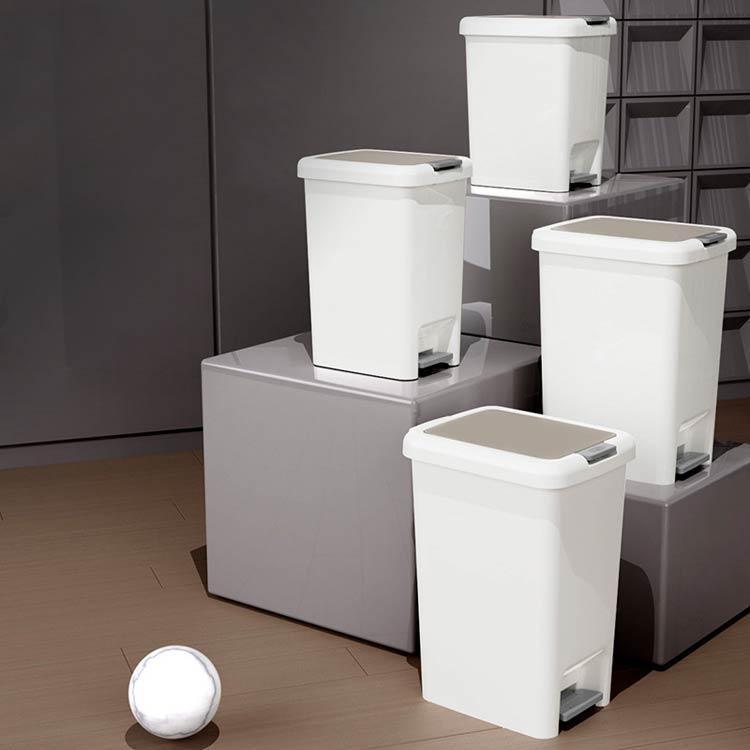 ゴミ箱 キッチン 北欧 15L スリム 生ゴミ ダストボックス 密閉 オムツ シンプル 10L リビング トイレ 洗面所 ふた付き 分別 ペダルオープ | ブランド登録なし | 02