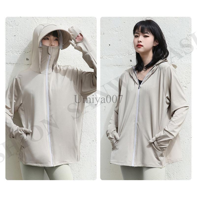 ラッシュガード レディース 日焼け止め服 ラッシュガード アウター パーカー 体型カバー UVケア UVカット 紫外線対策 接触冷感 冷房 | ブランド登録なし | 07