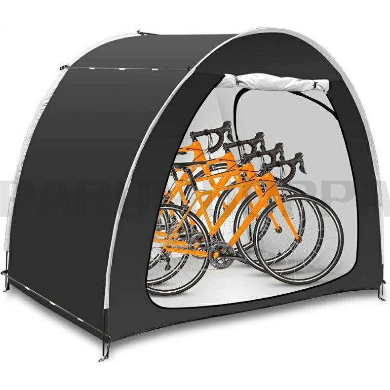 自転車テント 自転車サイクルハウス 3-4台用 大型 自転車ハウス 雑貨 UVカット?遮熱?耐水加工 家庭用 アウトドア 戸外 | ブランド登録なし | 09