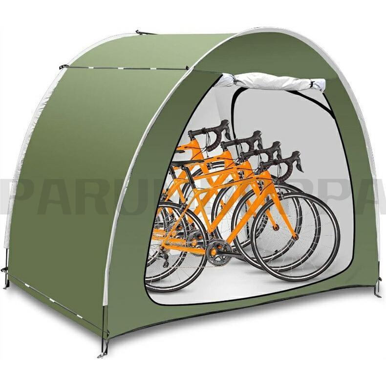 自転車テント 自転車サイクルハウス 3-4台用 大型 自転車ハウス 雑貨 UVカット?遮熱?耐水加工 家庭用 アウトドア 戸外 | ブランド登録なし | 10