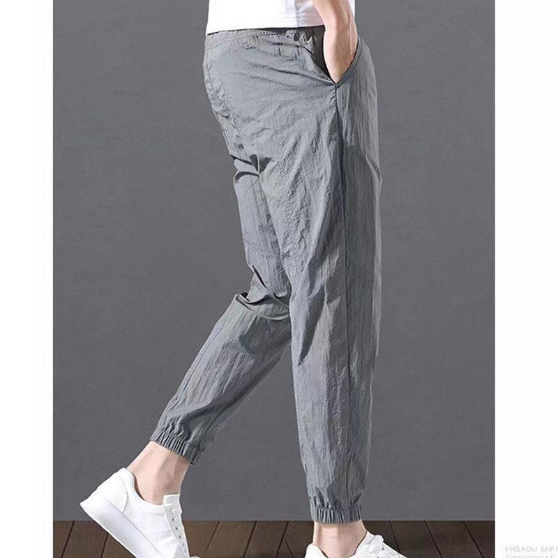 ジャージパンツ メンズ ジャージ 下 夏ズボン 無地 スウェットパンツ サルエルパンツ ジョガーパンツ クロップドパンツ 涼しい 速乾 春夏 薄手 | ブランド登録なし | 11