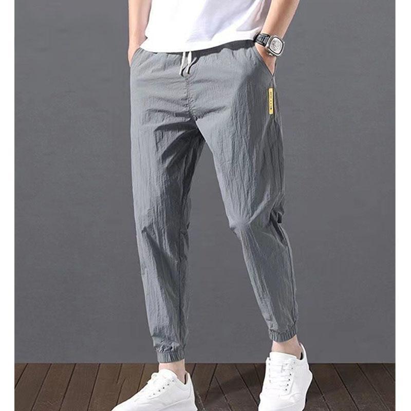 ジャージパンツ メンズ ジャージ 下 夏ズボン 無地 スウェットパンツ サルエルパンツ ジョガーパンツ クロップドパンツ 涼しい 速乾 春夏 薄手 | ブランド登録なし | 12