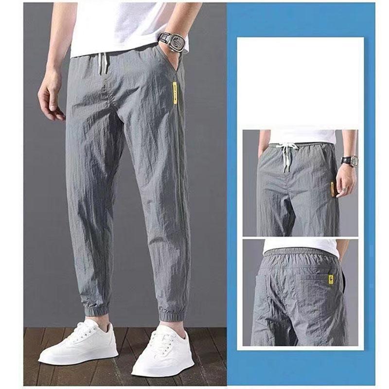 ジャージパンツ メンズ ジャージ 下 夏ズボン 無地 スウェットパンツ サルエルパンツ ジョガーパンツ クロップドパンツ 涼しい 速乾 春夏 薄手 | ブランド登録なし | 16