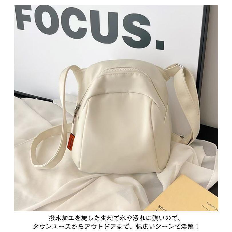 小さめ ショルダーバッグ 撥水 ショルダーバッグ 大容量 バッグ ファスナー付き レディース 肩掛け ショルダー ナイロン 防水 ショルダーポーチ ス | ブランド登録なし | 10