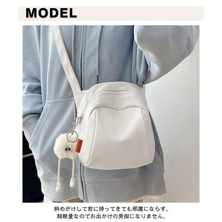小さめ ショルダーバッグ 撥水 ショルダーバッグ 大容量 バッグ ファスナー付き レディース 肩掛け ショルダー ナイロン 防水 ショルダーポーチ ス | ブランド登録なし | 07