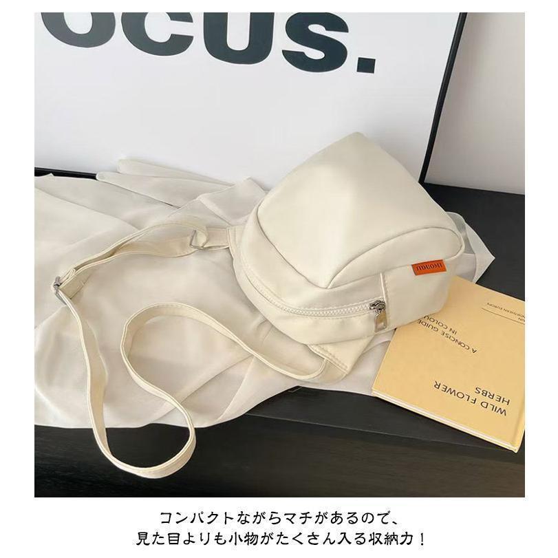 小さめ ショルダーバッグ 撥水 ショルダーバッグ 大容量 バッグ ファスナー付き レディース 肩掛け ショルダー ナイロン 防水 ショルダーポーチ ス | ブランド登録なし | 09