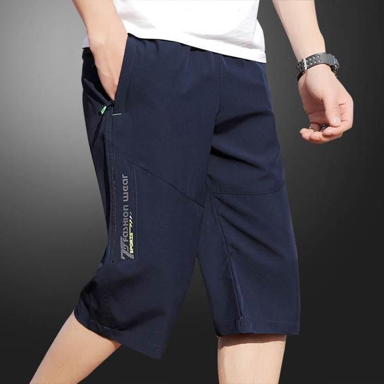 カジュアル 7分丈 ハーフパンツ ひざ下 パンツ プリント 七分丈 クロップドパンツ ルームウェア 2枚セット ジップポケット ハーフ 夏用 クロッ | ブランド登録なし | 02