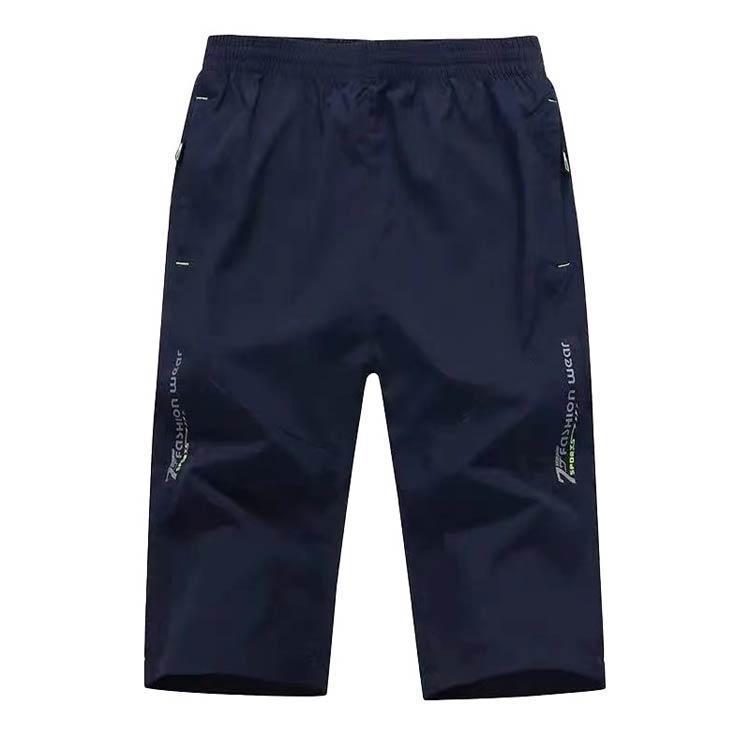 カジュアル 7分丈 ハーフパンツ ひざ下 パンツ プリント 七分丈 クロップドパンツ ルームウェア 2枚セット ジップポケット ハーフ 夏用 クロッ | ブランド登録なし | 04
