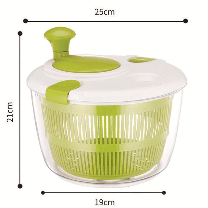 サラダスピナー 水切り器 大容量 野菜水切り器 野菜 野菜 回すだけ 手動 回転式 サラダ水切り 野菜脱水機 サラダ | ブランド登録なし | 01