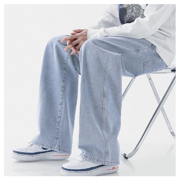 ゆったり ストレッチ メンズ デニム ズボン 冷感 パンツ ジーパン ストレートジーンズ S-3XL デニムパンツ 薄手 夏 全5色 デニムパンツ | ブランド登録なし | 09