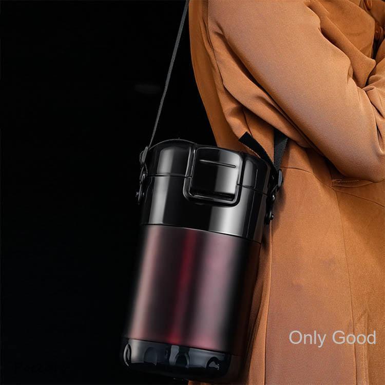 保温弁当箱 お弁当箱 3段 2300ml大容量 ランチボックス 保温 保冷 ステンレス ランチジャー 斜め掛け 子供用 大人用 真空魔法瓶 冷蔵 作り | ブランド登録なし | 02