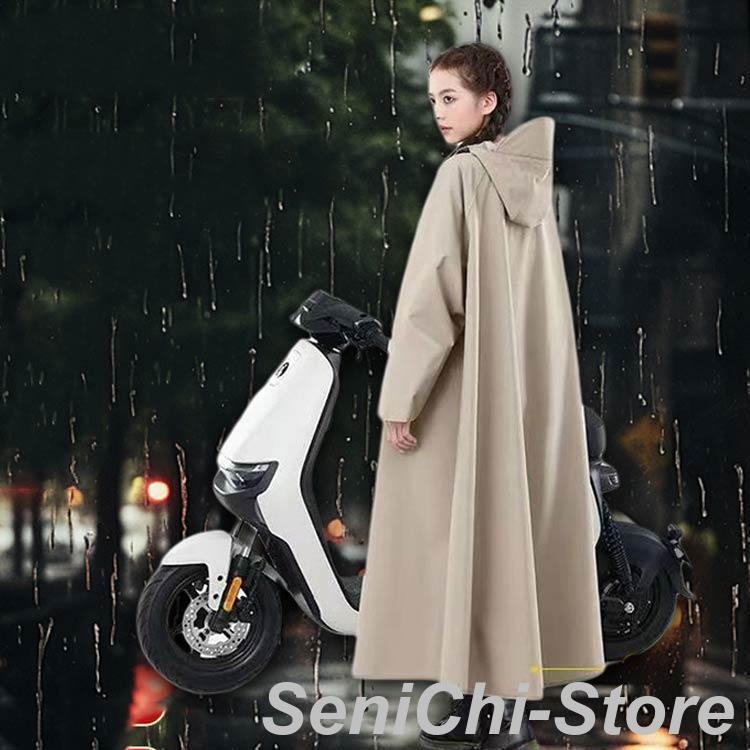 自転車 ロング メンズ 男女兼用 レインコート レインコート 防雨 防風 雨具 10000mm水圧に耐え雨具 レインポンチョ 防水 原付ポンチョ カッ | ブランド登録なし | 01